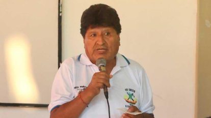 El expresidente Evo Morales