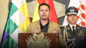 El vicepresidente Lara en conferencia de prensa