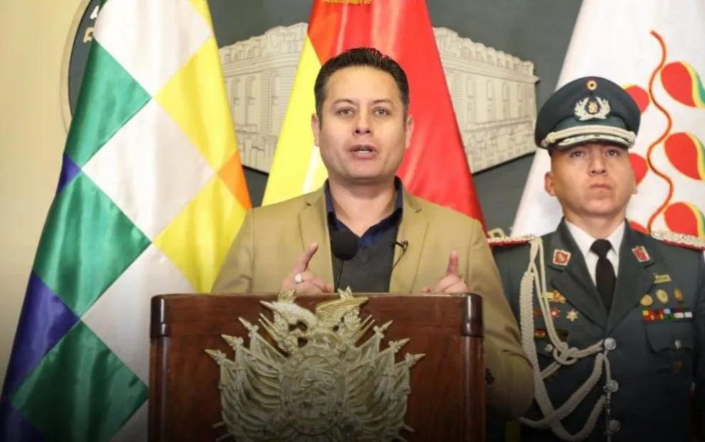 El vicepresidente Lara en conferencia de prensa