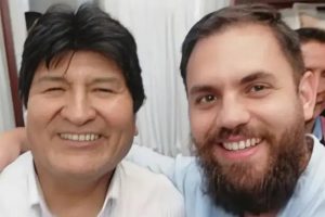 Evo Morales y Eduardo Del Castillo