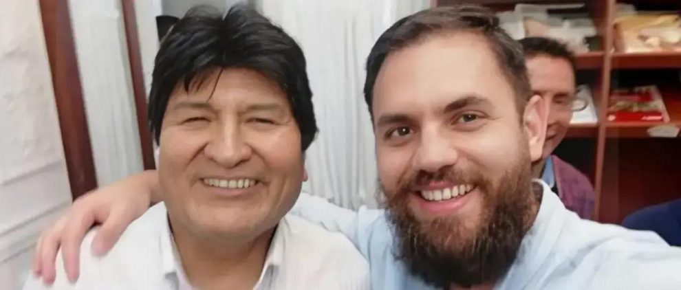 Evo Morales y Eduardo Del Castillo