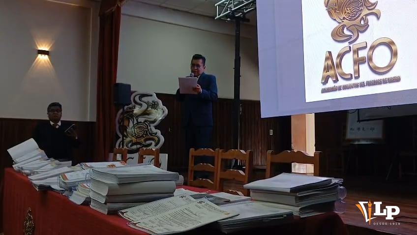 conferencia de prensa de la ACFO