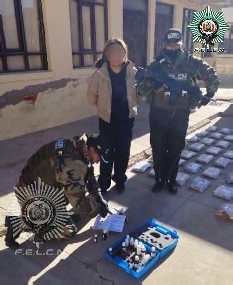 Imagen de la detenida