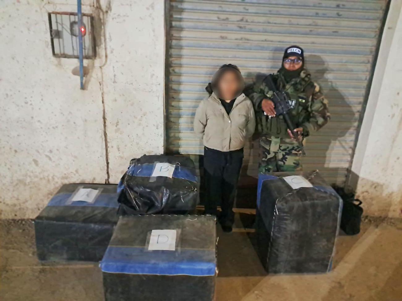 Imagen de la detenida