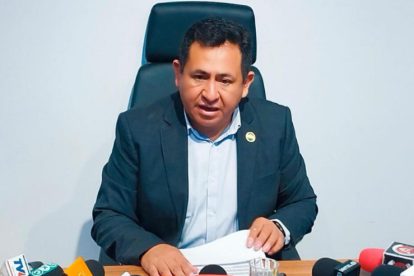 El fiscal departamental de Cochabamba, Osvaldo Tejerina Ríos