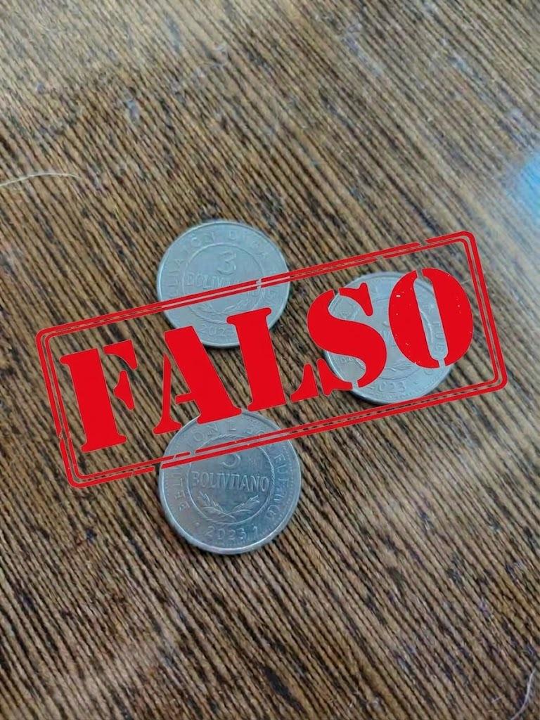En Bolivia no existe ninguna moneda de Bs 3