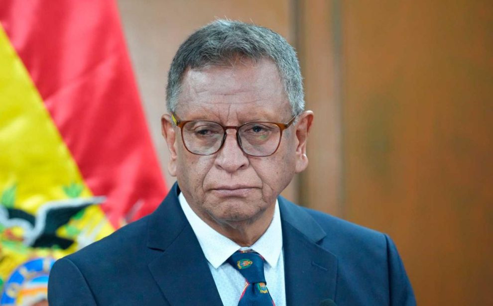 El ministro de Gobierno, Marco Antonio Oviedo