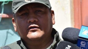 El mayor Edgar Espinoza