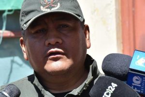 El mayor Edgar Espinoza
