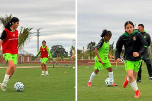 Selección Boliviana, Fútbol Femenino, Partidos amistosos Bolivia y Chile