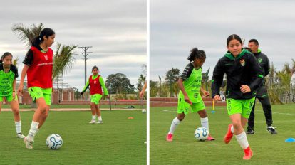 Selección Boliviana, Fútbol Femenino, Partidos amistosos Bolivia y Chile
