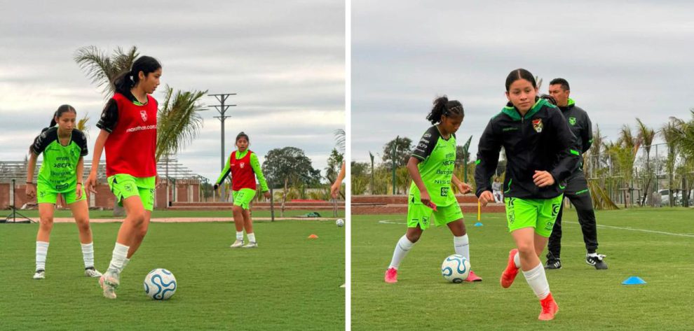 Selección Boliviana, Fútbol Femenino, Partidos amistosos Bolivia y Chile