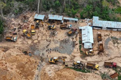 Minería ilegal en Apolo