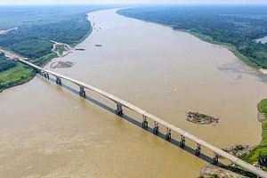 El puente binacional unirá Guayaramerín con Guajará-Mirim.