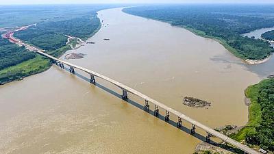 El puente binacional unirá Guayaramerín con Guajará-Mirim.