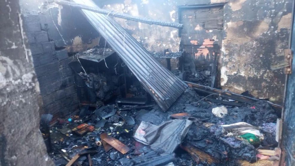 Imagen del incendio