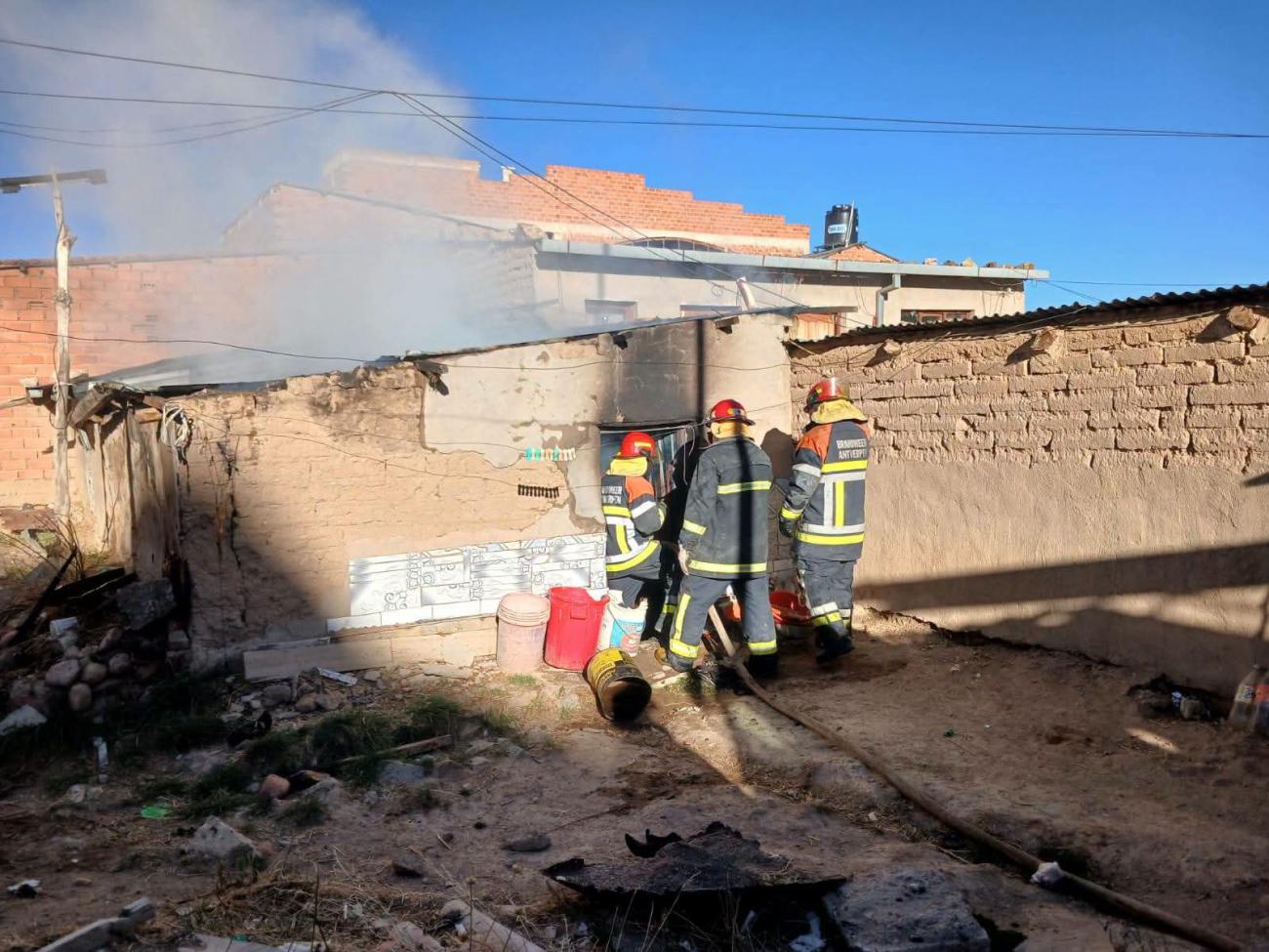 Imagen del incendio