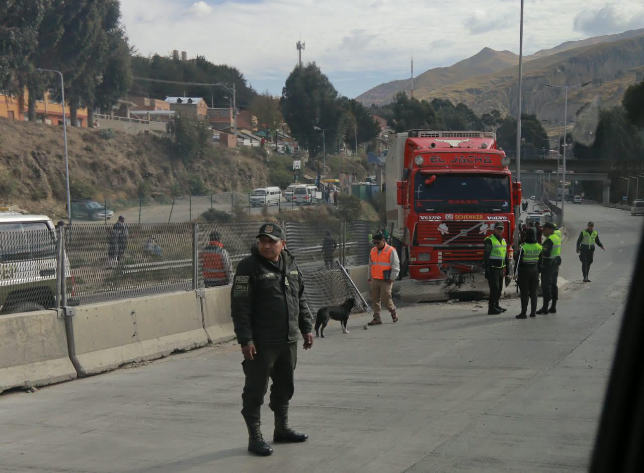 Policía en el lugar del hecho