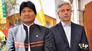 El expresidente Evo Morales y el exvicepresidente Álvaro García Linera