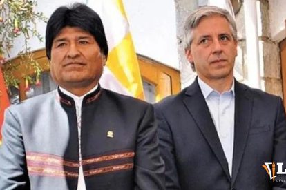 El expresidente Evo Morales y el exvicepresidente Álvaro García Linera
