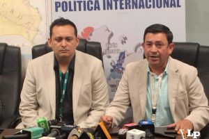 Autoridades de Beni en conferencia de prensa