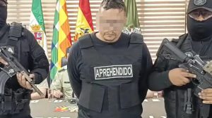 Ciudadano aprehendido por la Felcc