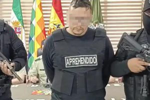 Ciudadano aprehendido por la Felcc