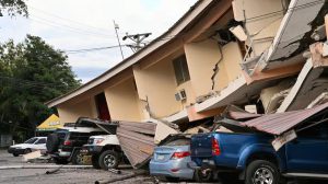 Casa dañadas tras terremoto en Panamá