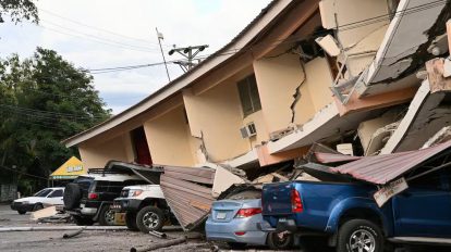 Casa dañadas tras terremoto en Panamá