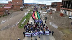 Marcha de evistas