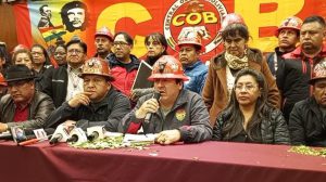 Reunión de la Central Obrera Bolivia, COB
