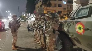 El despliegue militar se activó la noche de este domingo.