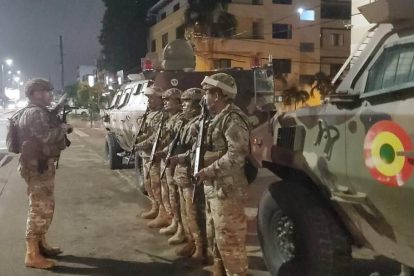 El despliegue militar se activó la noche de este domingo.