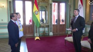 Luis Fernando Camacho presentó sus cartas credenciales como embajador de Bolivia en Paraguay.