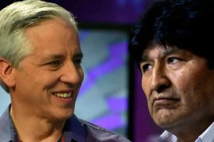 El expresidente Evo Morales junto al exvicepresidente Álvaro García Linera