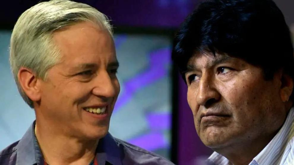 El expresidente Evo Morales junto al exvicepresidente Álvaro García Linera