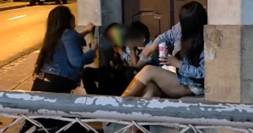 El hecho quedó registrado en un video