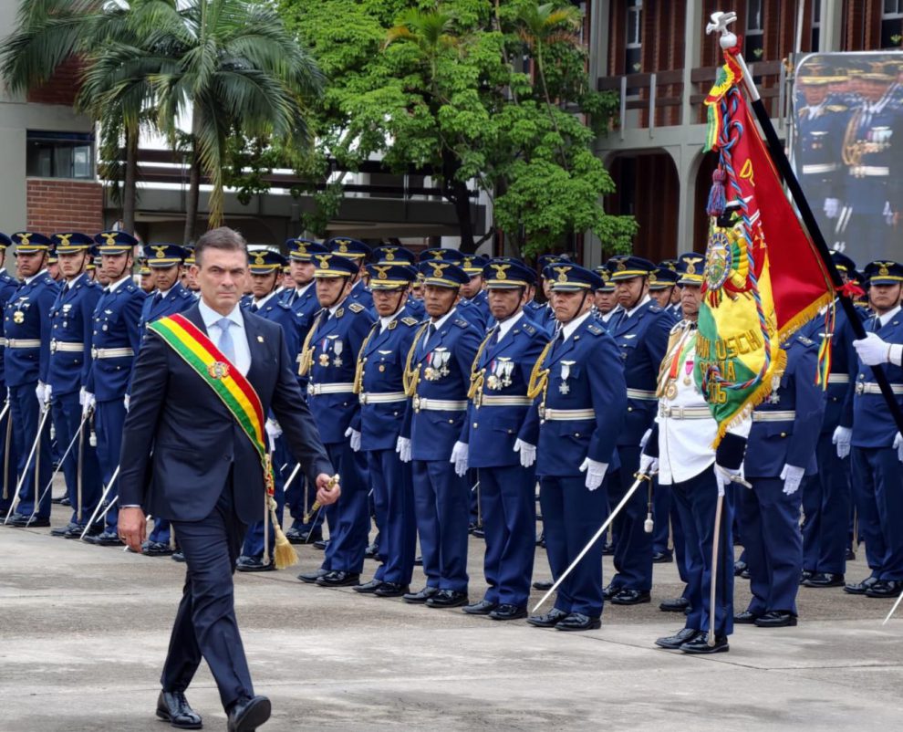 El Presidente de Bolivia, Rodrigo Paz