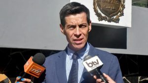 El viceministro Maldonado en conferencia de prensa