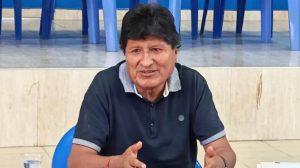 El expresidente y líder de los cocaleros Evo Morales