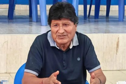 El expresidente y líder de los cocaleros Evo Morales