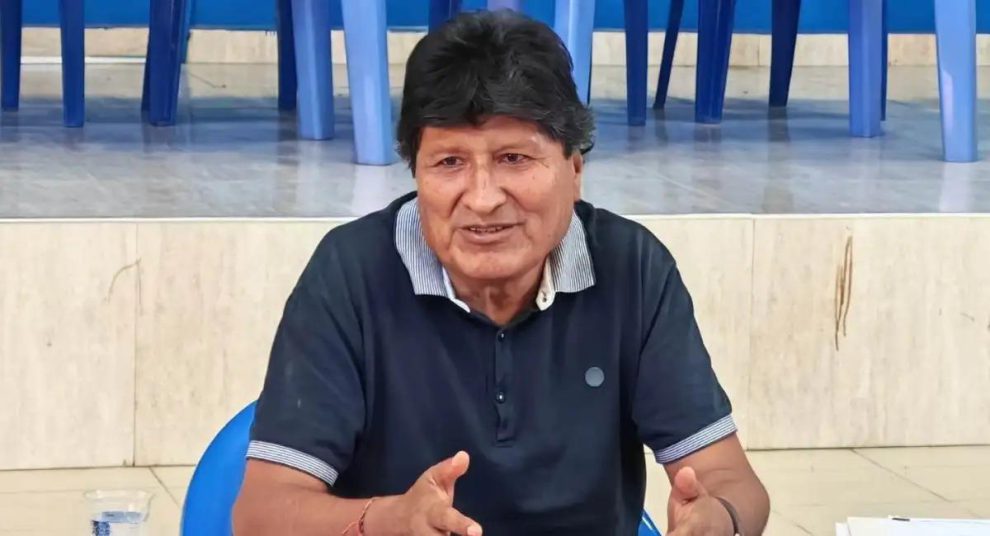 El expresidente y líder de los cocaleros Evo Morales