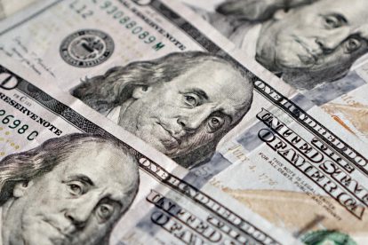 Billetes de dólares americanos