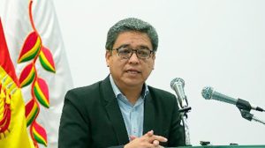 El vocero presidencial Gálvez