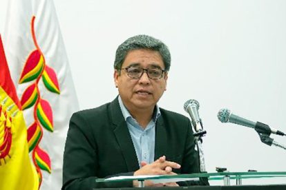 El vocero presidencial Gálvez