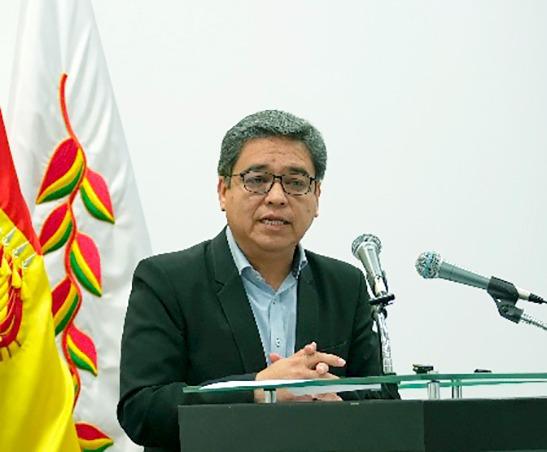 El vocero presidencial Gálvez