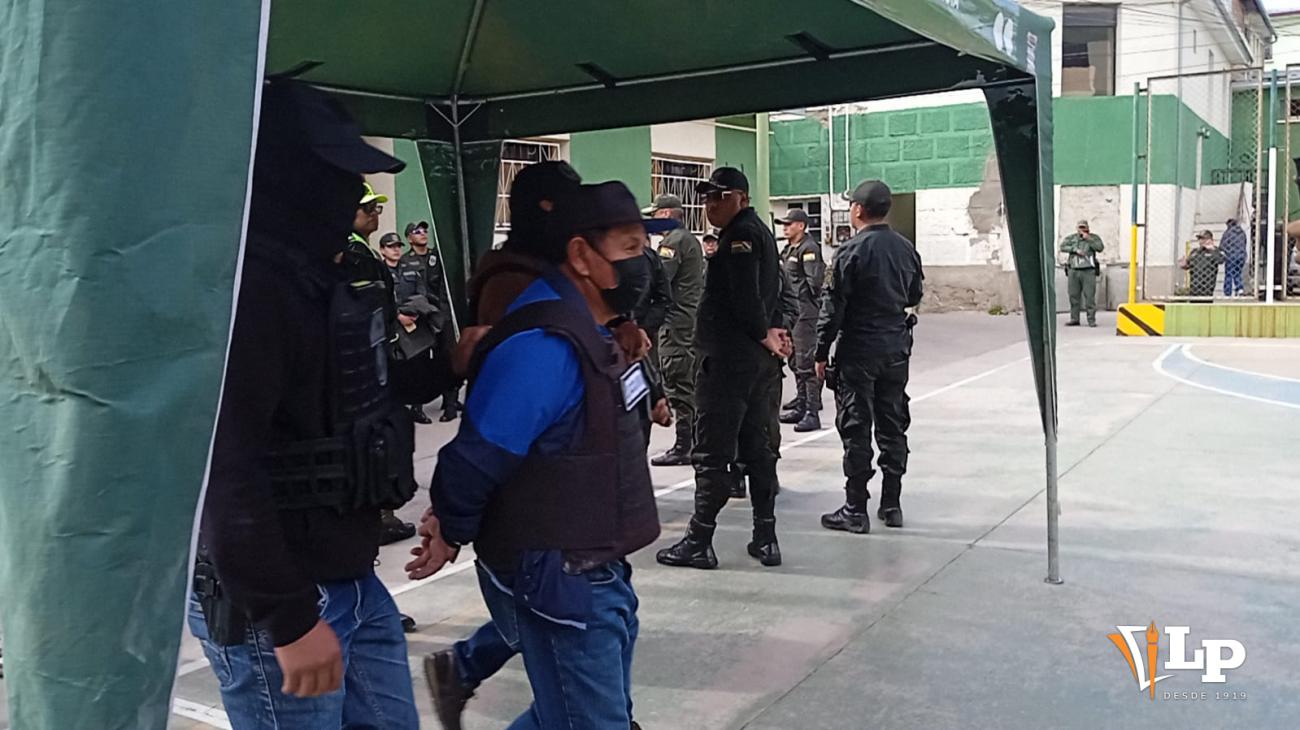 Imagen de uno de los aprehendidos