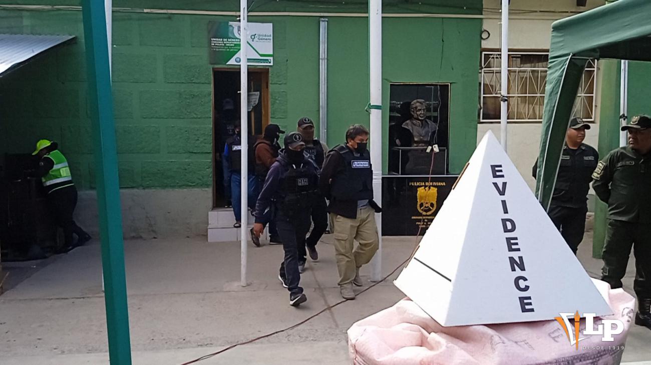 Imagen de uno de los aprehendidos