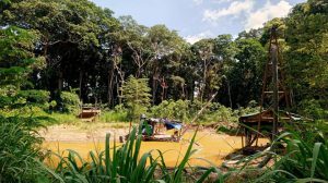 actividades de minería ilegal que afectan zonas de la Amazonía boliviana,