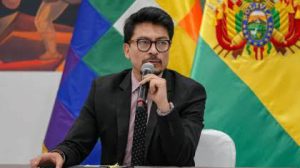 El ministro de la Presidencia, Fernando Aramayo